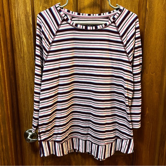 St. John's Bay Tops - Women’s St John’s Bay Striped Blouse Large